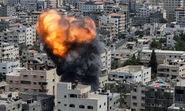 24 PALESTINIANS MARTYRED IN ISRAELI AIR STRIKES ON GAZA