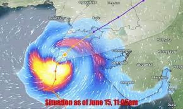 Cyclone Biparjoy slowed down, won't make landfall before nightfall in Pakistan