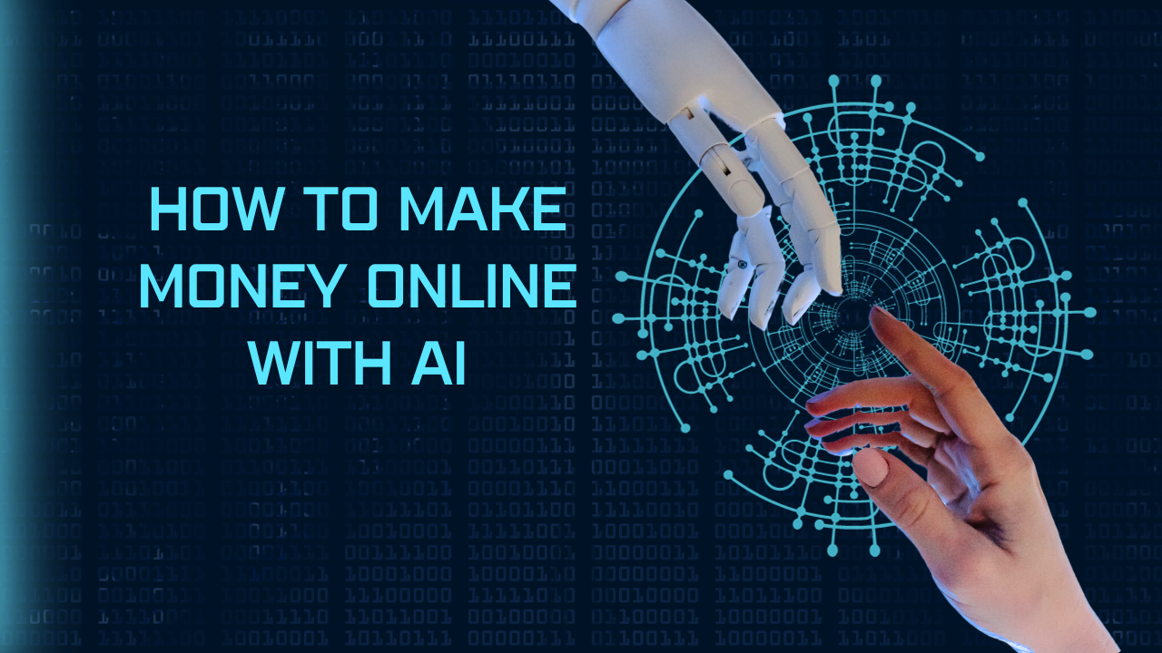 how to make money online with AI