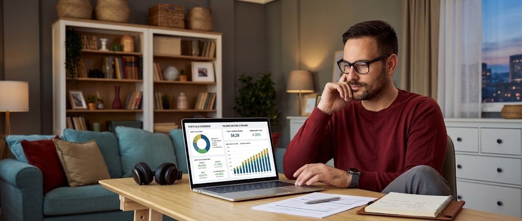 passive income ideas 2026 — reviewing dividend and savings income data