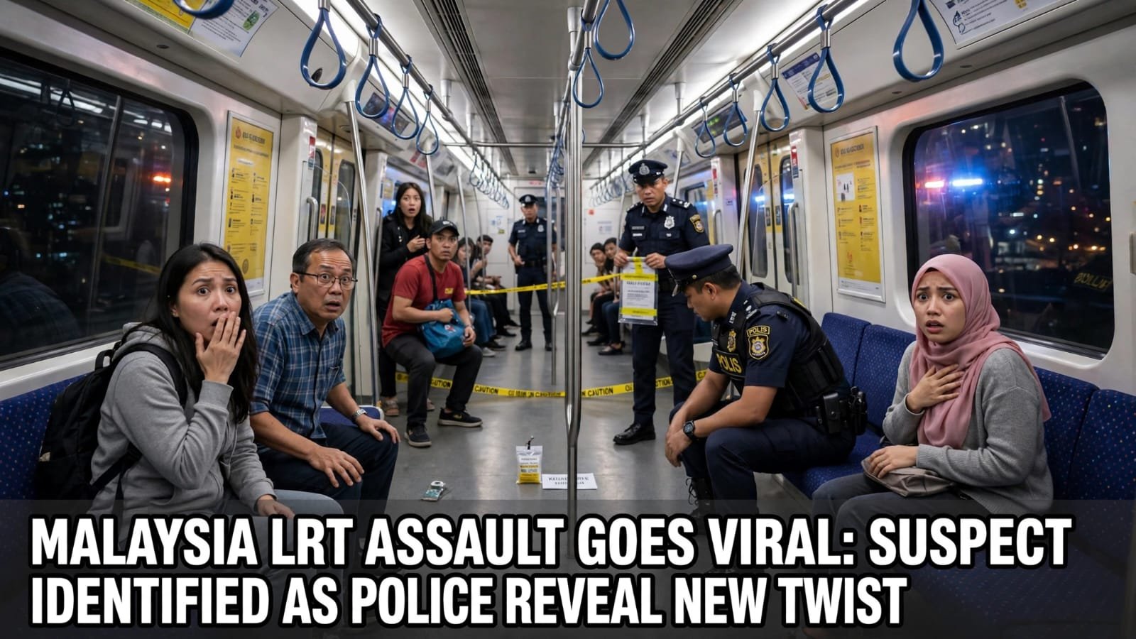 Malaysia LRT Assault Goes Viral: Suspect Identified as Police Reveal New Twist