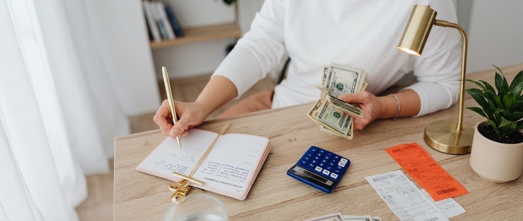SMART financial goals worksheet with savings plan and timeline