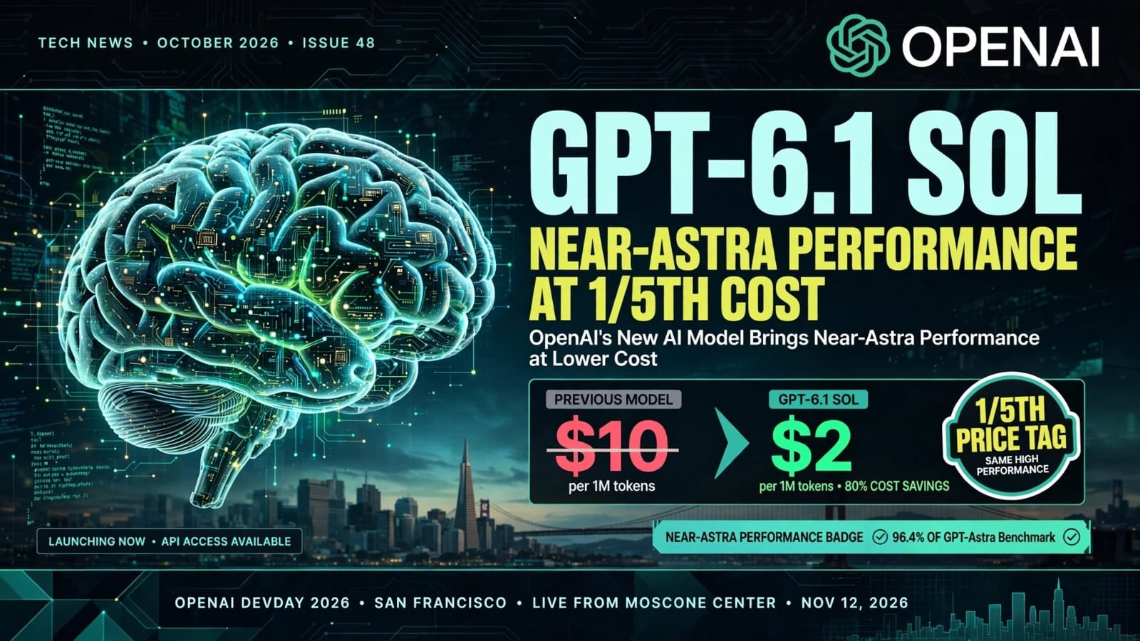GPT-6.1 Sol: OpenAI’s New AI Model Brings Near-Astra Performance at Lower Cost