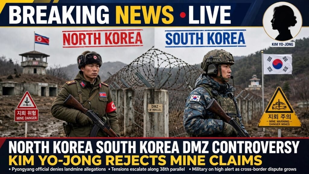 North Korea South Korea DMZ Controversy: Kim Yo-jong Rejects Mine Claims