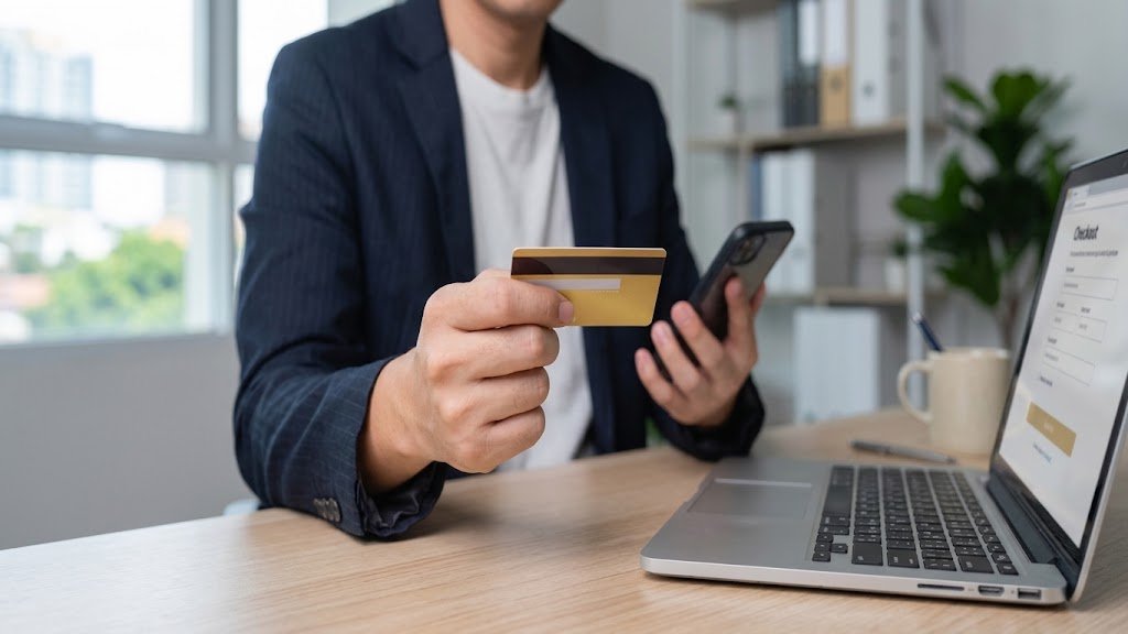Person reviewing their credit card statement closing date to use the statement date trick and lower reported utilization