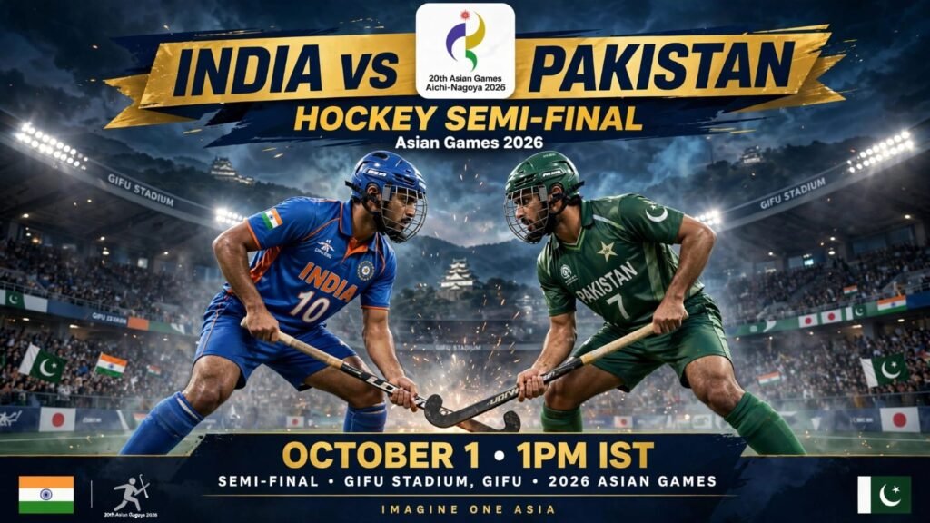 India vs Pakistan Hockey Semi-Final: Asian Games 2026 Match Preview