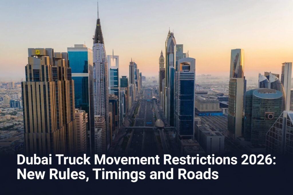 Dubai Truck Movement Restrictions 2026: New Rules, Timings and Roads