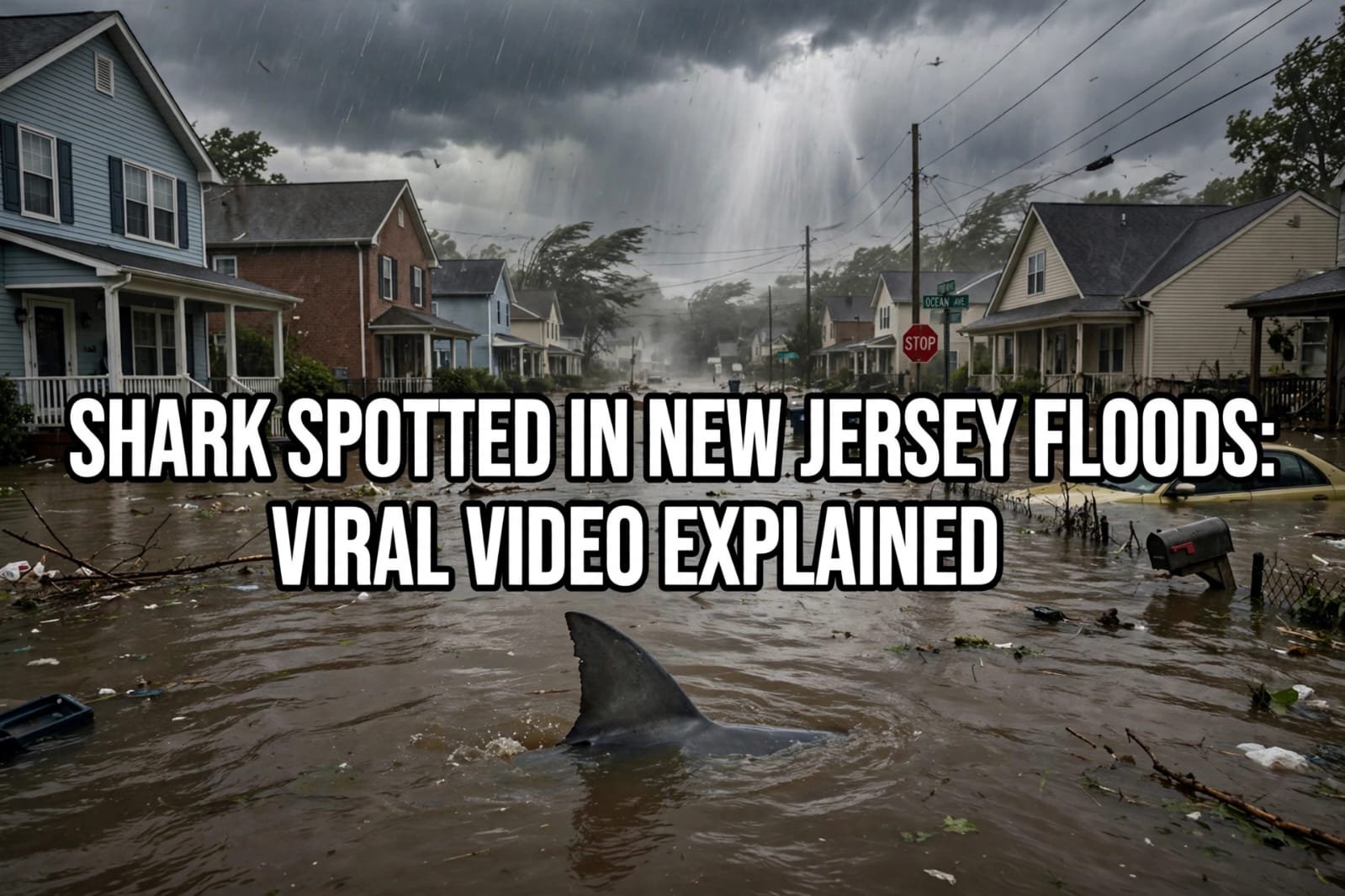 shark Spotted in New Jersey Floods: Viral Video Explained