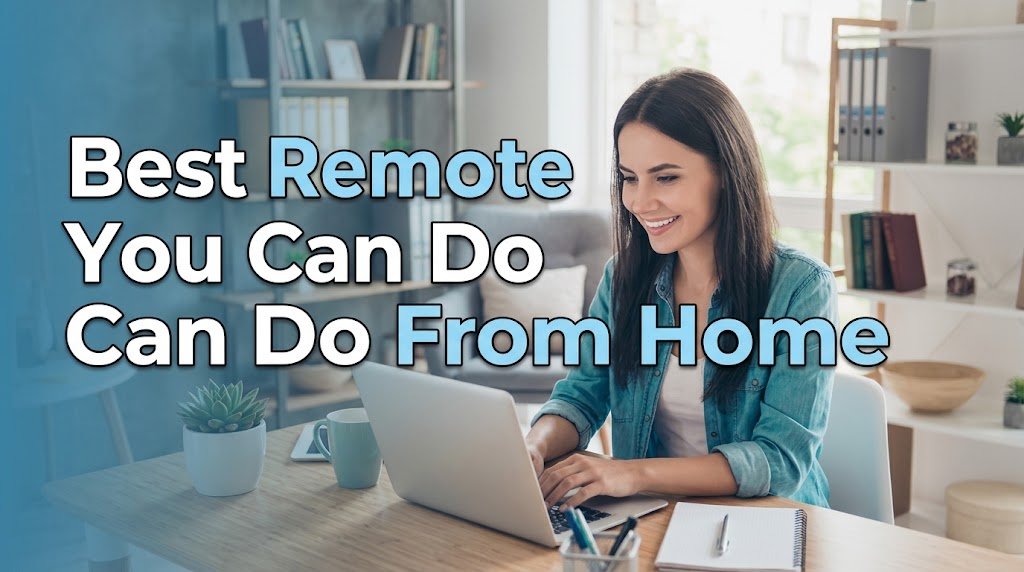 BEST remote job you can do from home