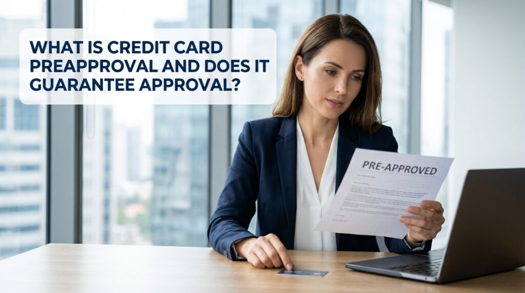 What Is Credit Card Preapproval and Does It Guarantee Approval?