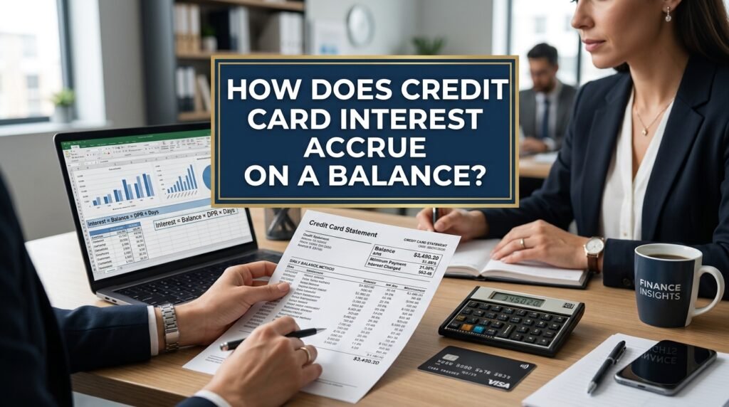 How Does Credit Card Interest Accrue on a Balance?