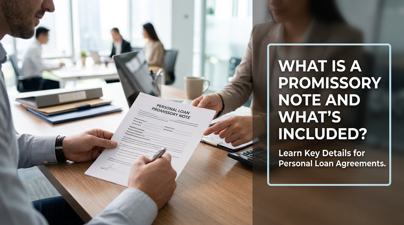 What Is a Personal Loan Promissory Note and What Does It Include?