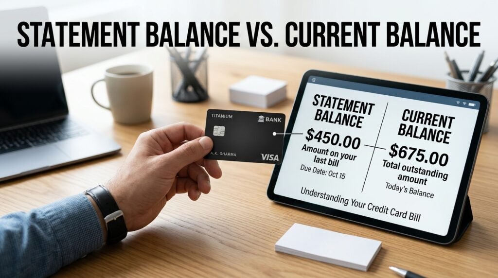 What Is a Credit Card Statement Balance vs. Current Balance?