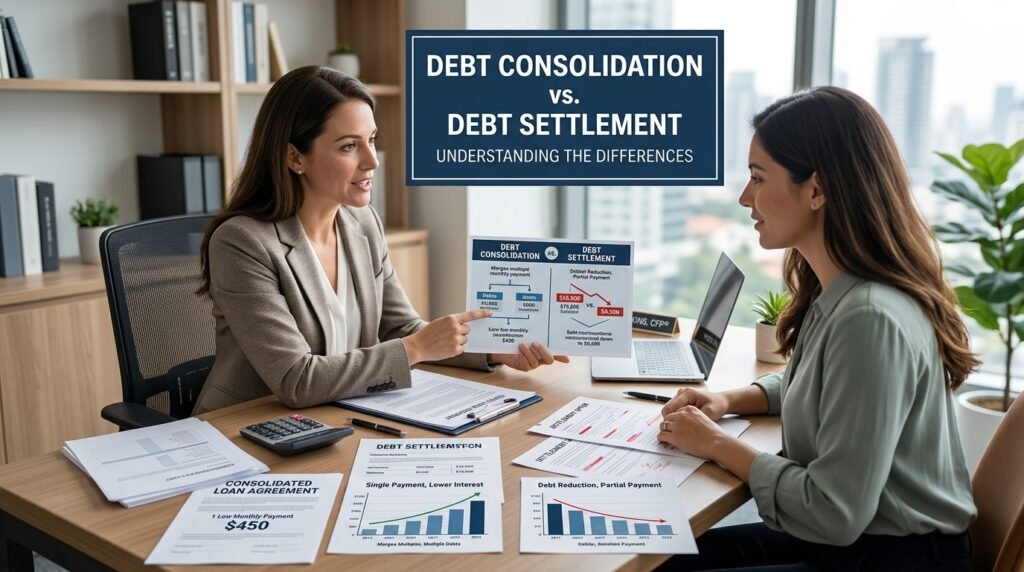 Debt Consolidation vs. Debt Settlement: What Is the Difference?