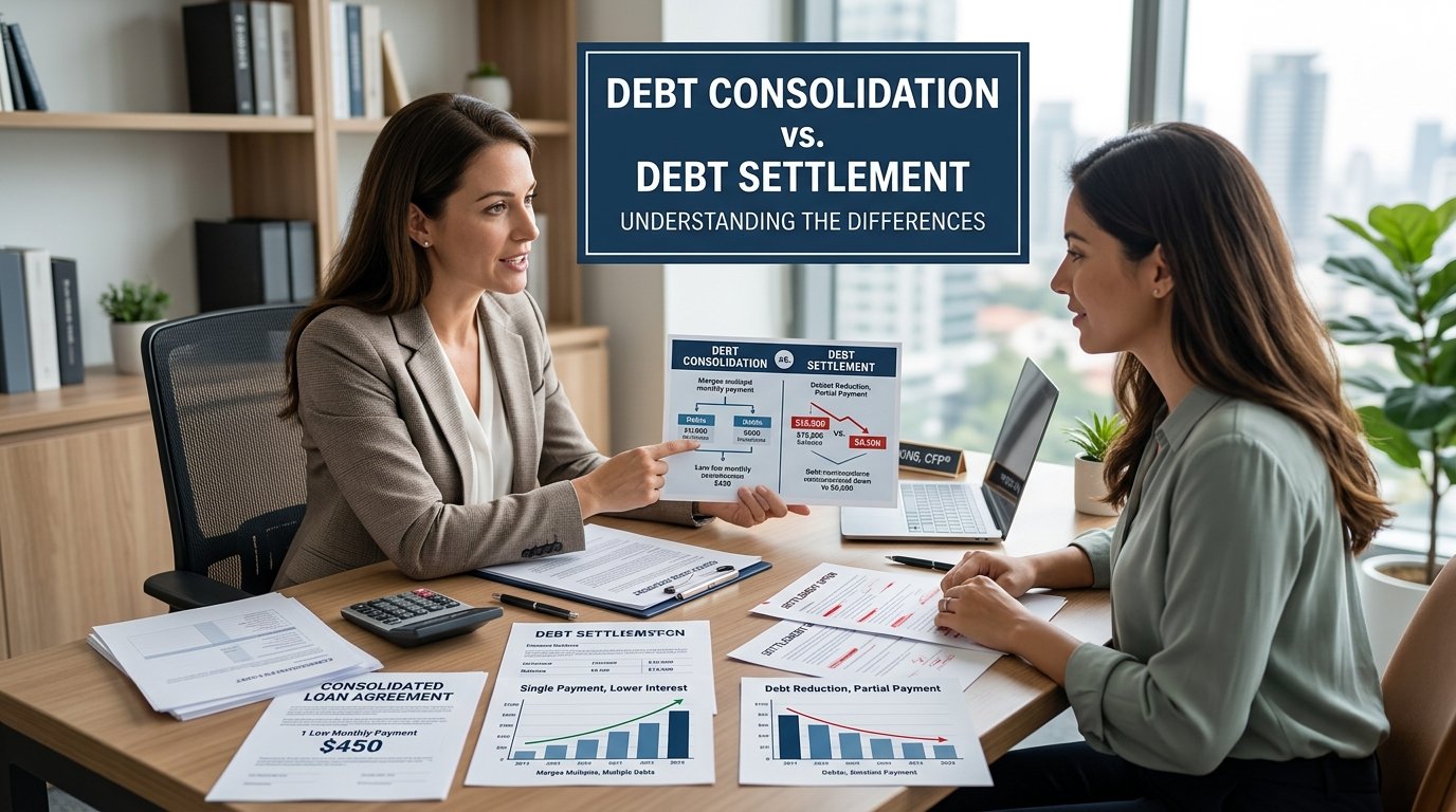 Debt Consolidation vs. Debt Settlement: What Is the Difference?