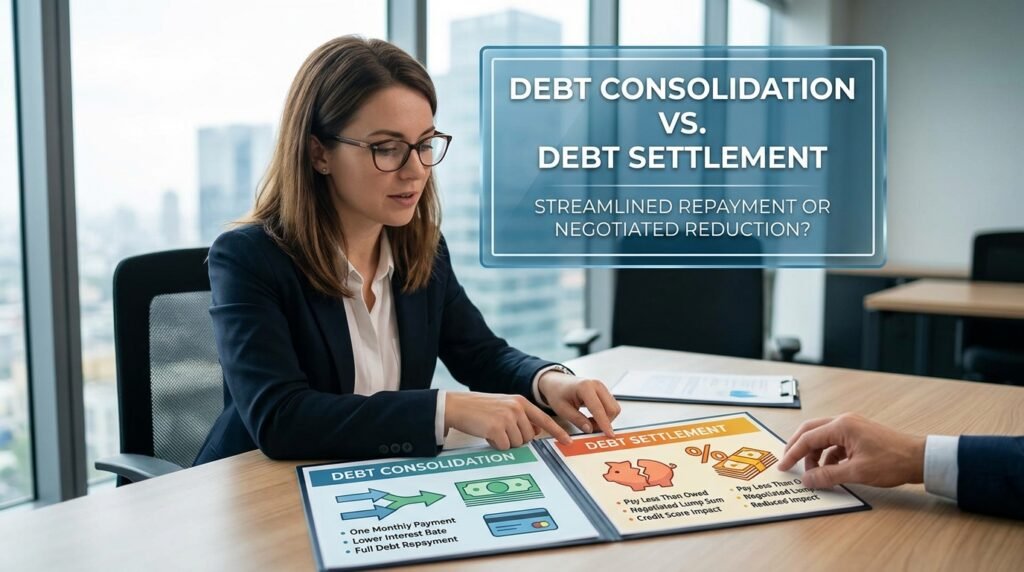Debt Consolidation vs. Debt Settlement: What Is the Difference?