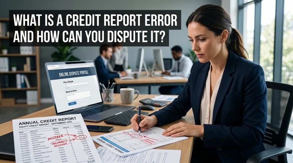 What Is a Credit Report Error and How Can You Dispute It?