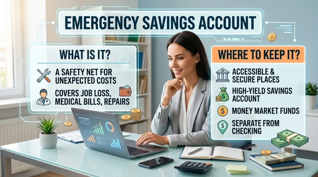 What Is an Emergency Savings Account and Where Should You Keep It?