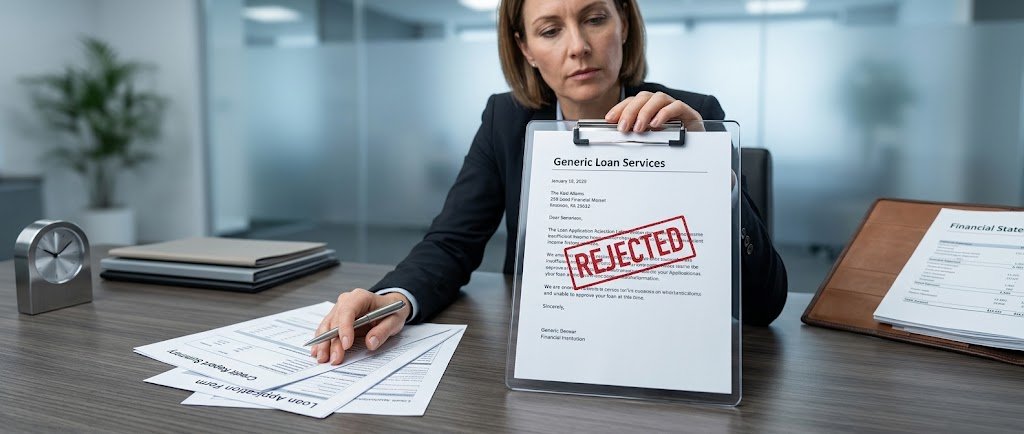 understanding why a loan application rejected notice was sent