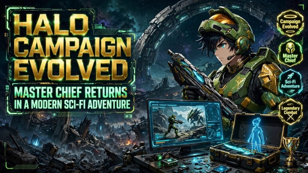 Halo: Campaign Evolved: Master Chief Returns in a Modern Sci-Fi Adventure