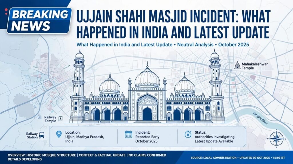 Ujjain Shahi Masjid Incident: What Happened in India and Latest Update