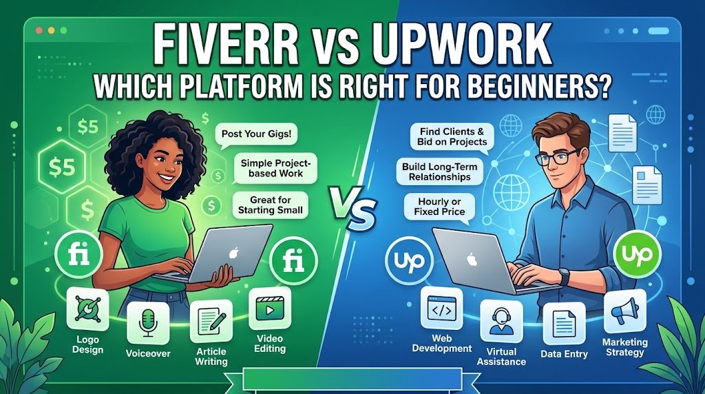 Fiverr vs Upwork: Which Platform Is Right for Beginners?