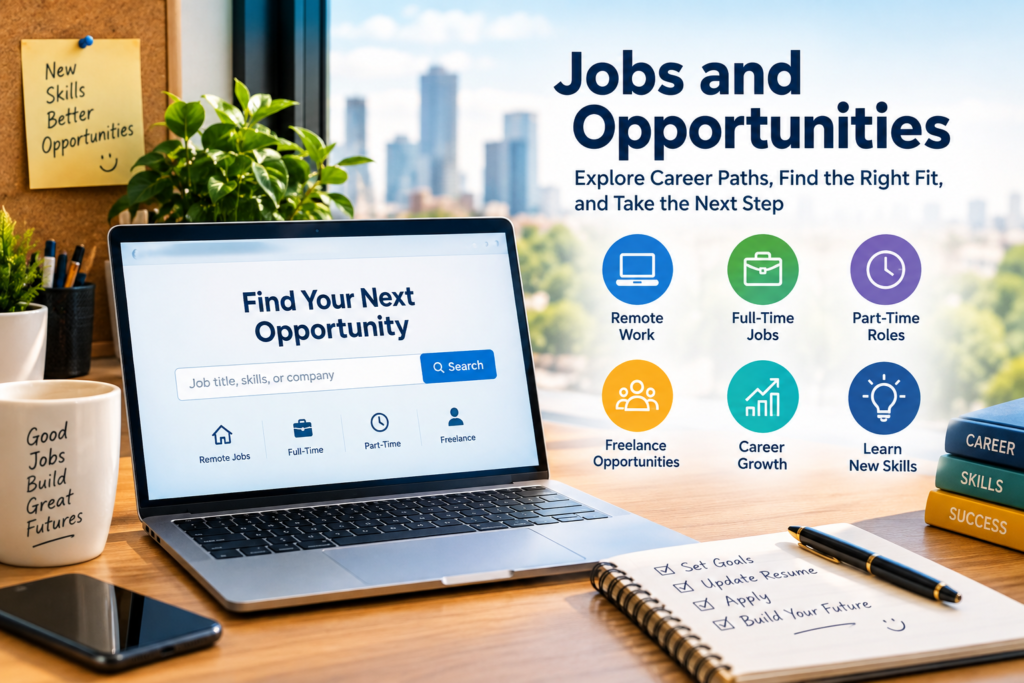 Jobs and opportunities