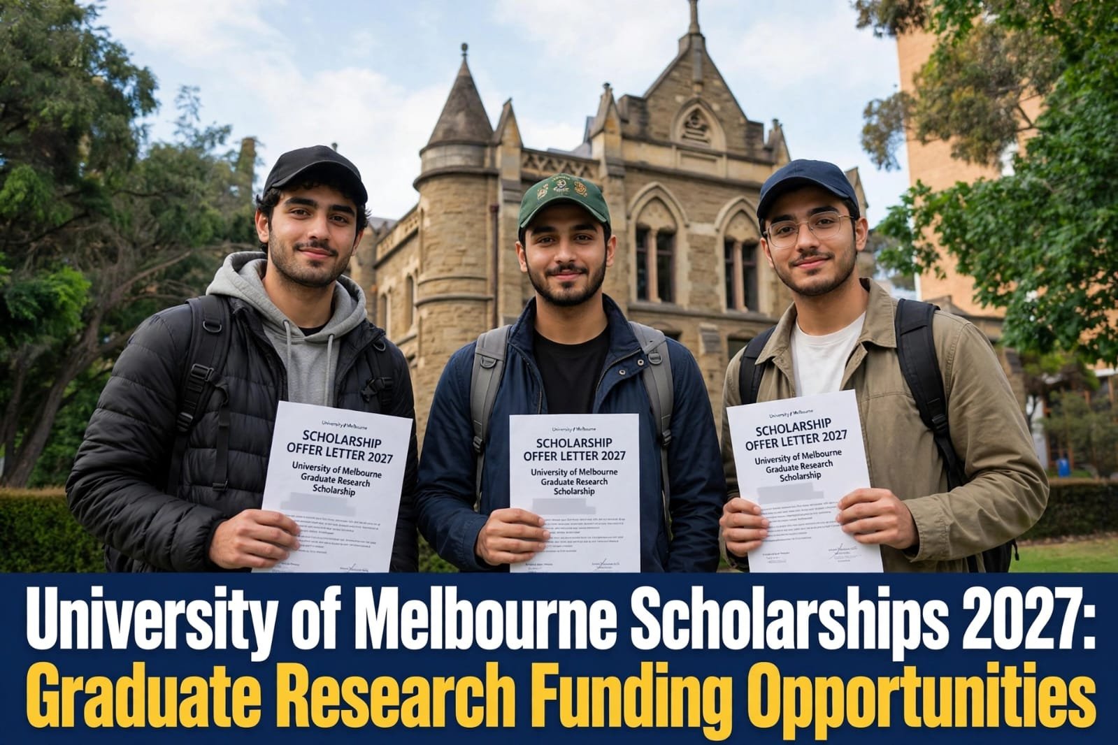 University of Melbourne Scholarships 2027 offer tuition support, living allowance and other benefits. Check eligibility, deadlines and how to apply.