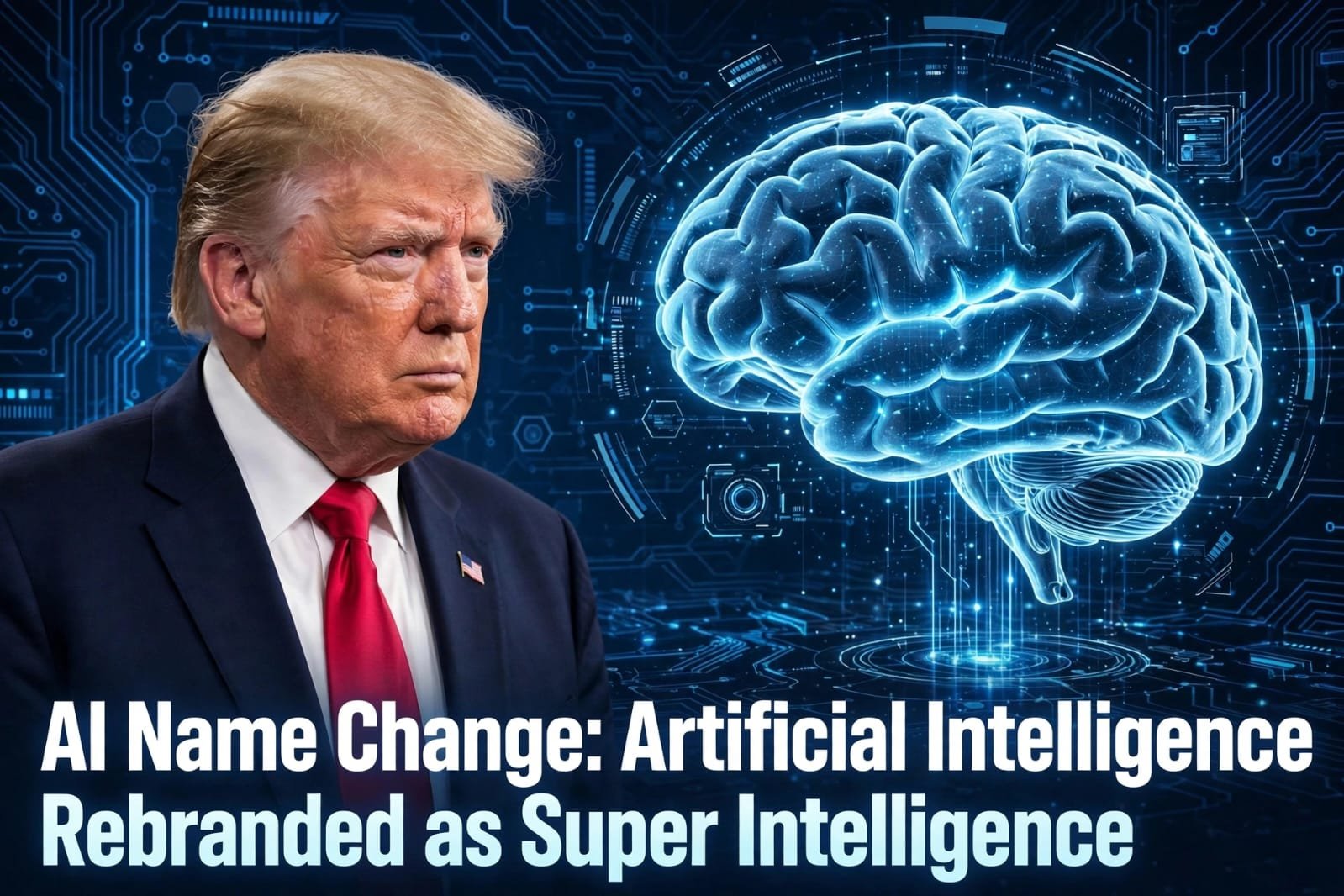 Trump AI Name Change: Artificial Intelligence Rebranded as Super Intelligence