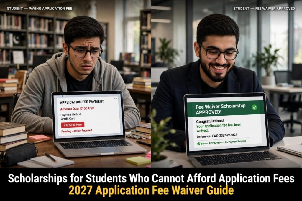 Scholarships for Students Who Cannot Afford Application Fees 2027