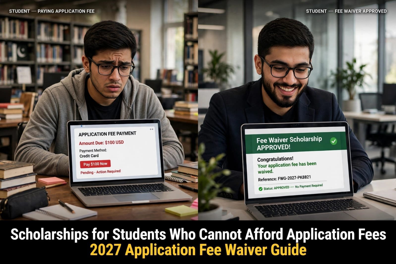 Scholarships for Students Who Cannot Afford Application Fees 2027