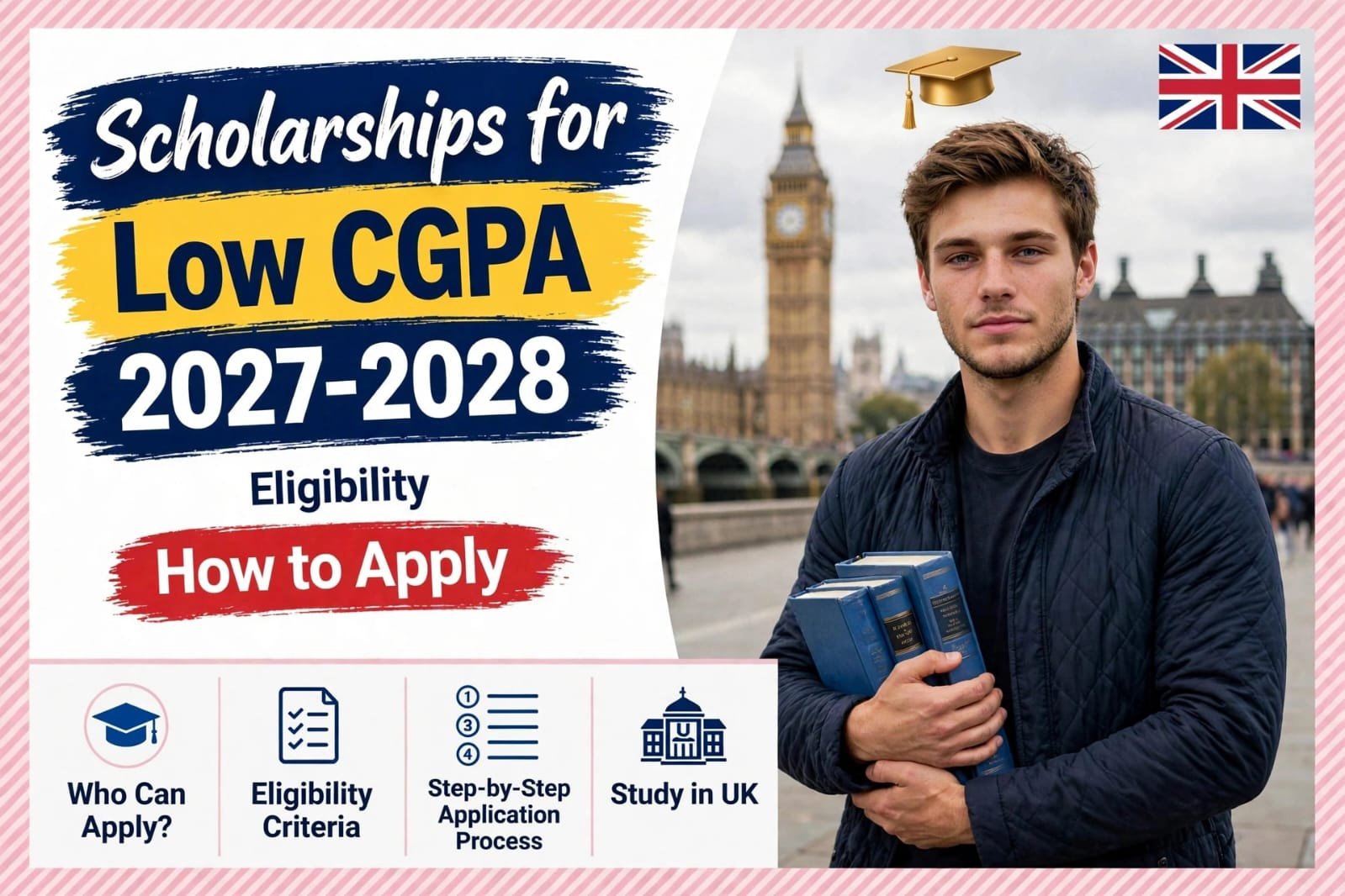 Scholarships for Students with Low CGPA 2027–2028