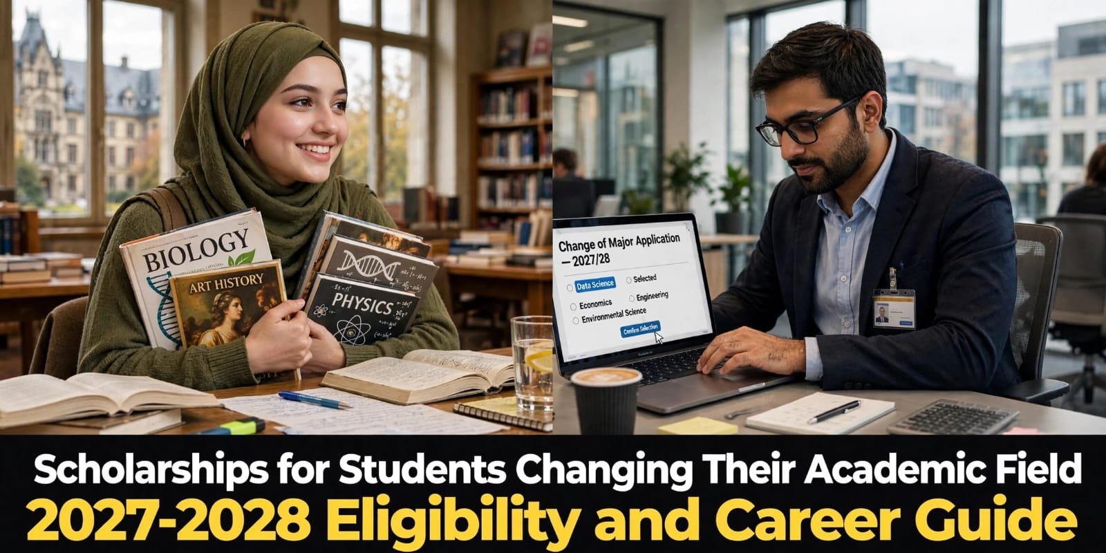 Scholarships for Students Changing Their Academic Field 2027–2028