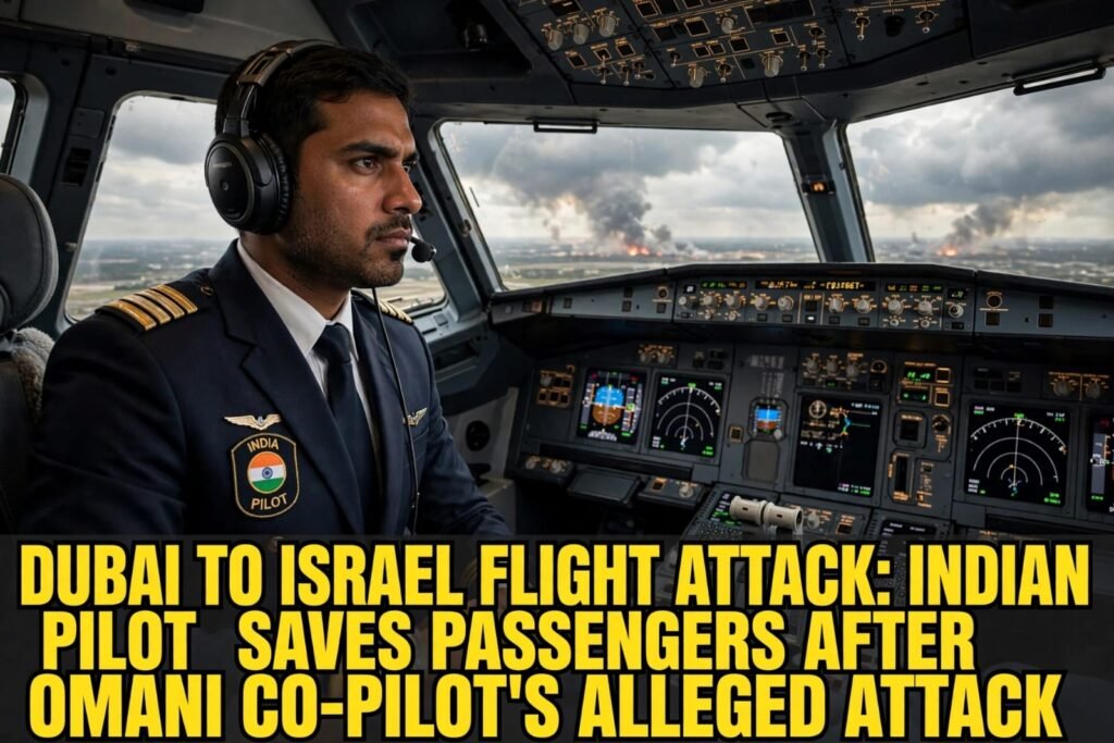 Dubai to Israel Flight Attack: Indian Pilot Saves Passengers After Omani Co-Pilot’s Alleged Attack