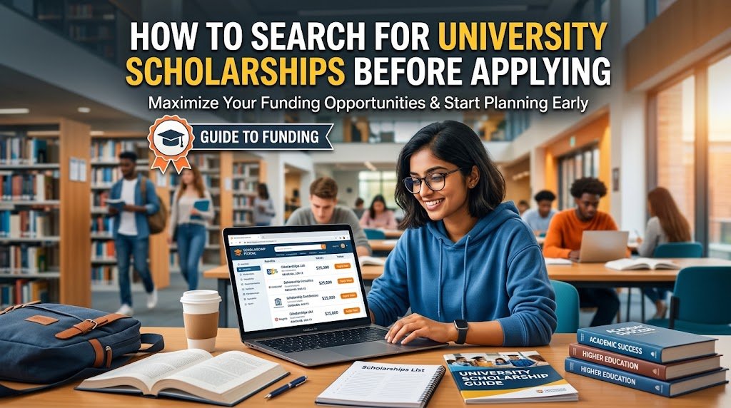 How to Search for University Scholarships Before Applying