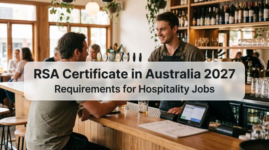 RSA Certificate in Australia in 2027: Requirements for Hospitality Jobs