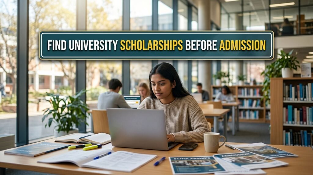 How to Find University Scholarships Before Admission: A Step-by-Step Guide