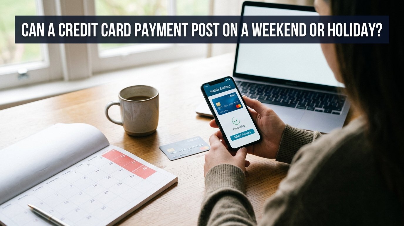 Can a Credit Card Payment Post on a Weekend or Holiday?