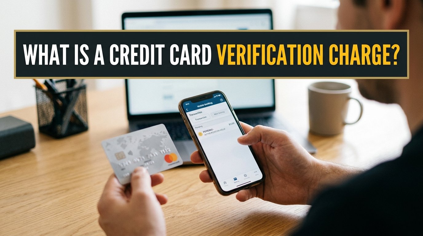 What Is a Credit Card Verification Charge and Why Does It Appear?