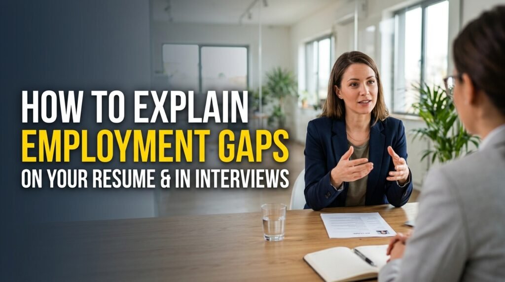 How to Explain Employment Gaps on Your Resume and in Job Interviews