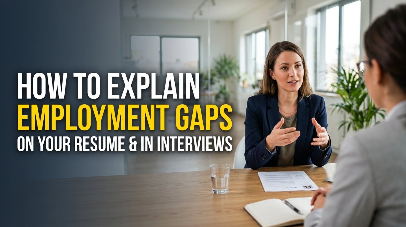 How to Explain Employment Gaps on Your Resume and in Job Interviews
