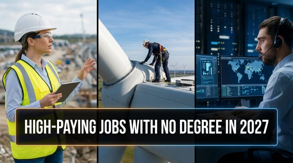 High-Paying Jobs That Do Not Require a 4-Year College Degree in 2027