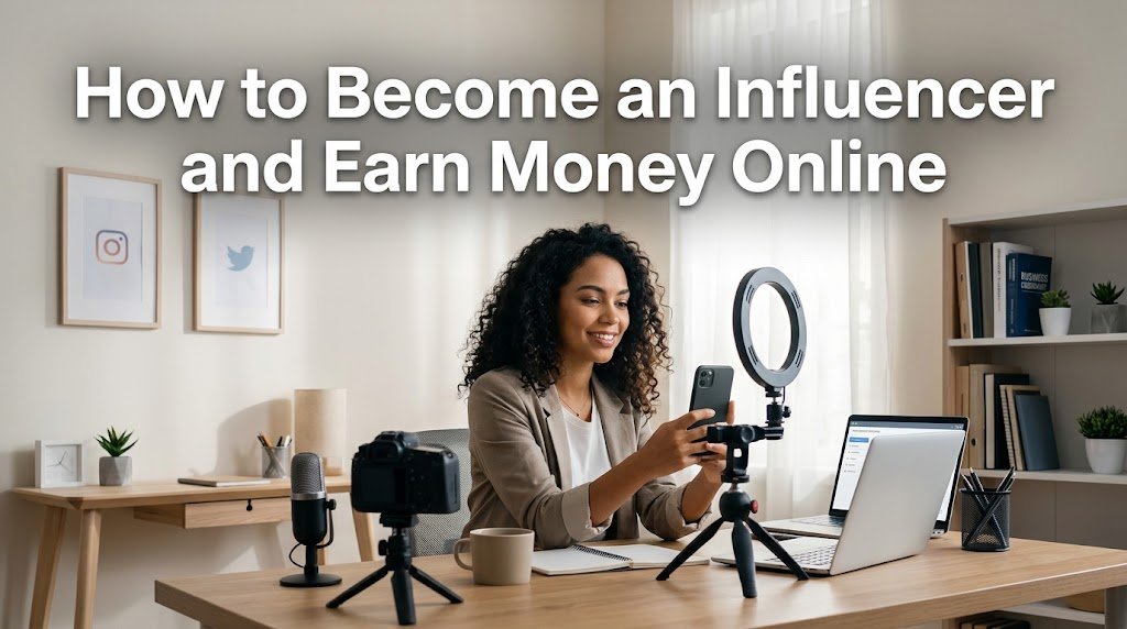 How to Become an Influencer and Earn Money Online