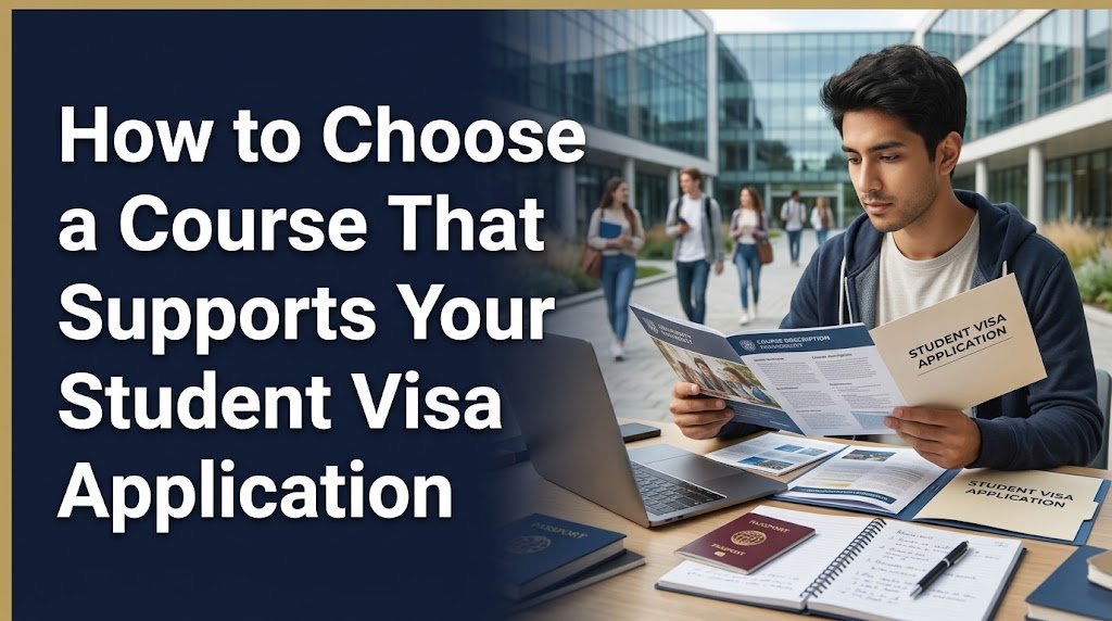 How to Choose a Course That Supports Your Student Visa Applicatio