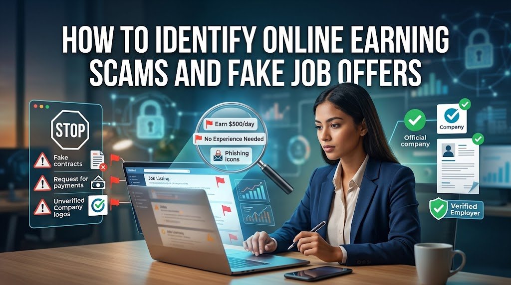 How to Identify Online Earning Scams and Fake Job Offers