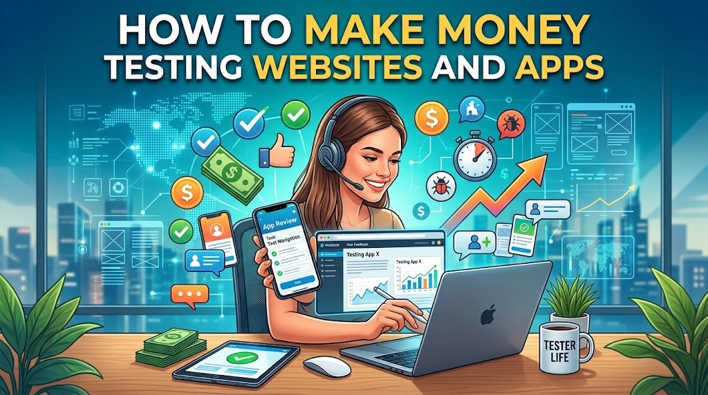 How to Make Money Testing Websites and Apps
