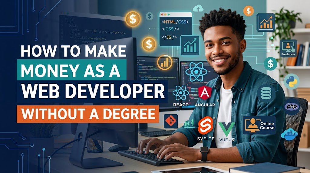 How to Make Money as a Web Developer Without a Degree