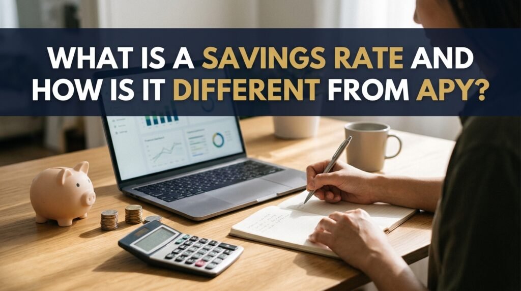 What Is a Savings Rate and How Is It Different From APY?