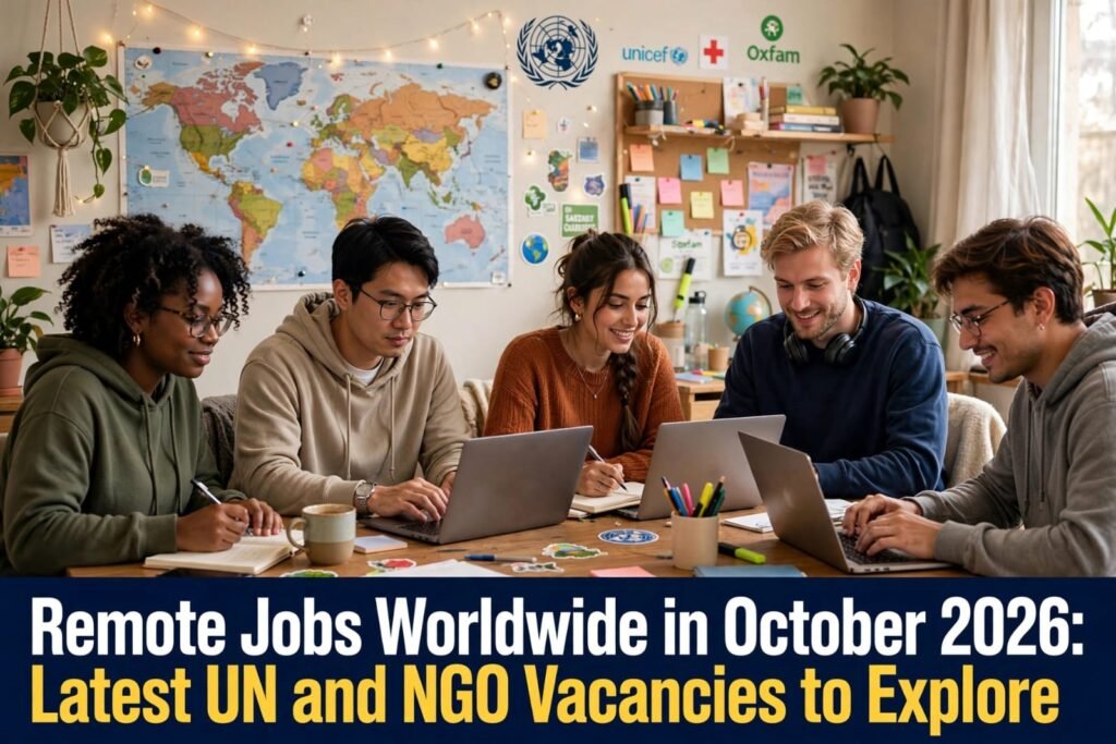 Remote Jobs Worldwide with international organisations in October 2026