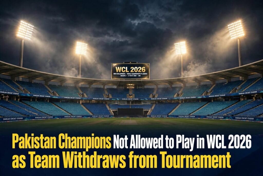 Pakistan Champions Not Allowed to Play in WCL 2026 as Team Withdraws from Tournament